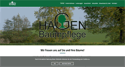 Desktop Screenshot of hagen-baumpflege.de